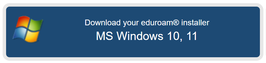 En knapp för nedladdning av eduroam för Windows 10, 11.