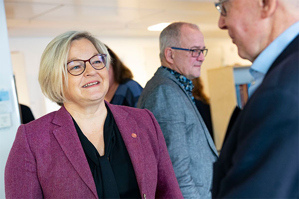 Pernilla Åsenlöf på besök på CKF Sörmland.